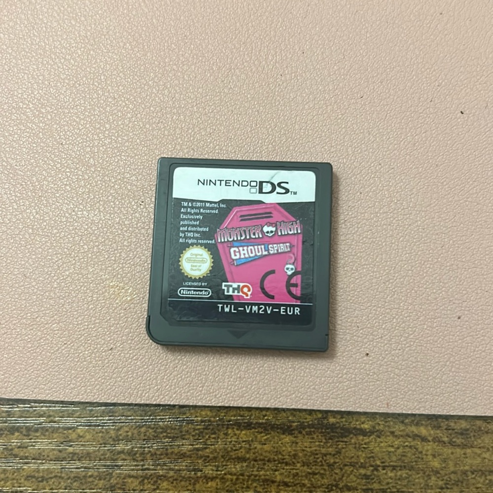 Nintendo DS Monster-High game card